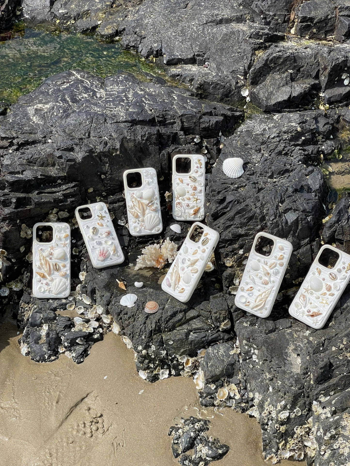 DYAD Ocean Breeze Handmade Seashell iPhone Case