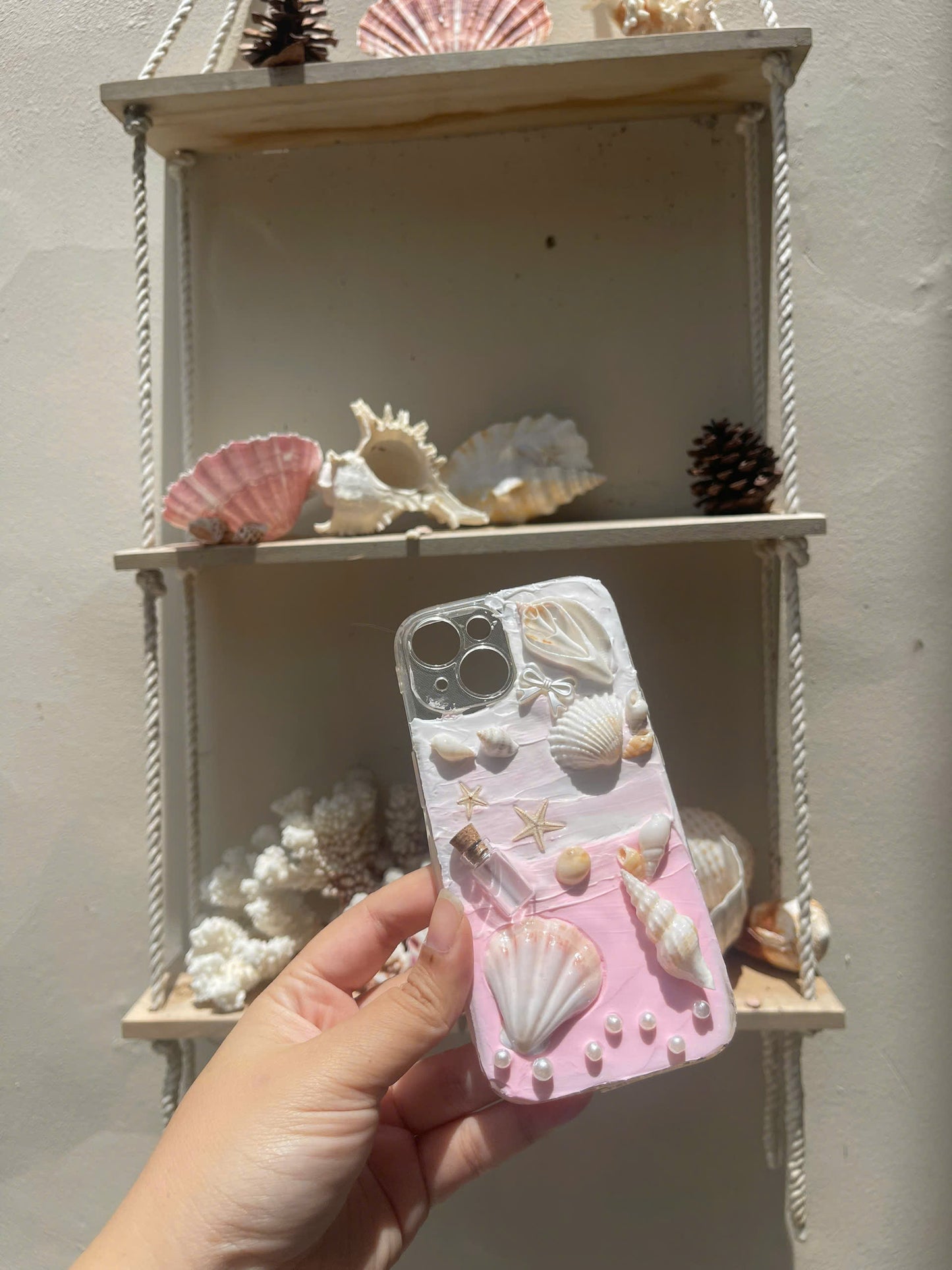 DYAD Ocean Breeze Handmade Seashell iPhone Case