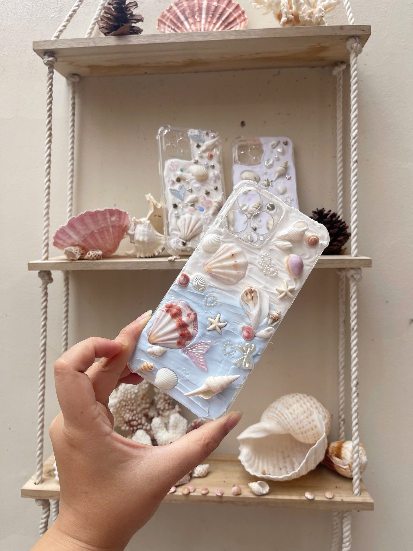 DYAD Ocean Breeze Handmade Seashell iPhone Case