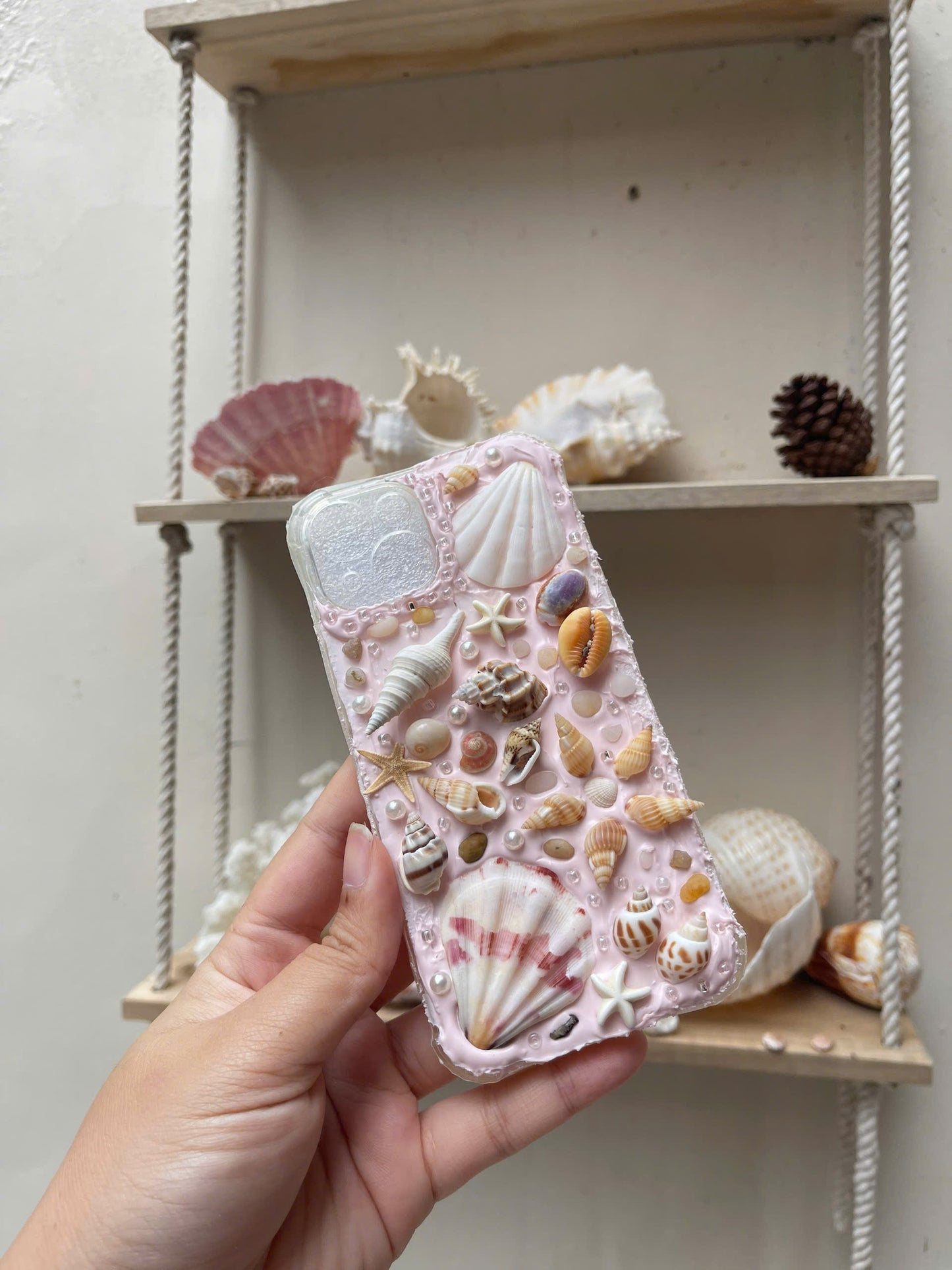 DYAD Ocean Breeze Handmade Seashell iPhone Case
