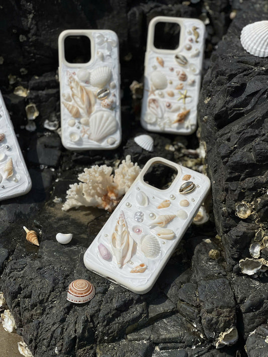 DYAD Ocean Breeze Handmade Seashell iPhone Case